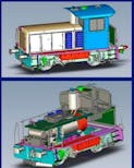 Mabar Tren 81524S SBB locomotiva diesel da manovra TmIV 232 ep.IV-V - DCC Sound e gancio digitale Roco