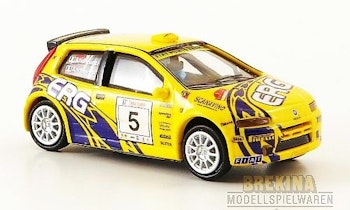 Brekina 38328 Fiat Punto Rally, No.5, ERG, Targa Florio, Andreucci/Andreussi, 2003, scala H0 1/87