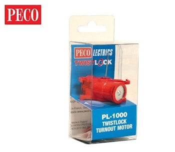 Peco PL-1000 Motore elettrico Twistlock per scambi con perno 72 mm
