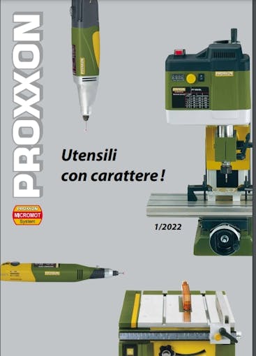 Proxxon 95302 Catalogo 2022 utensili Proxxon in italiano