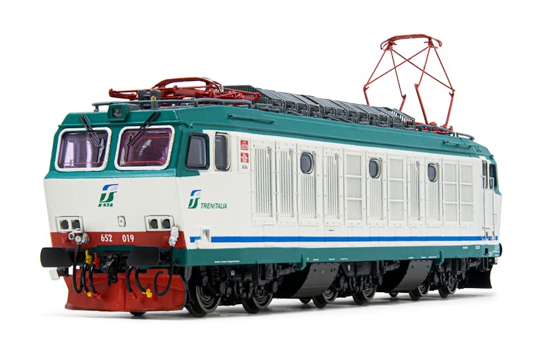 Rivarossi HR2713S FS locomotiva elettrica E.652 019 livrea XMPR con logo ''FS TRENITALIA'', ep.V - DCC Sound