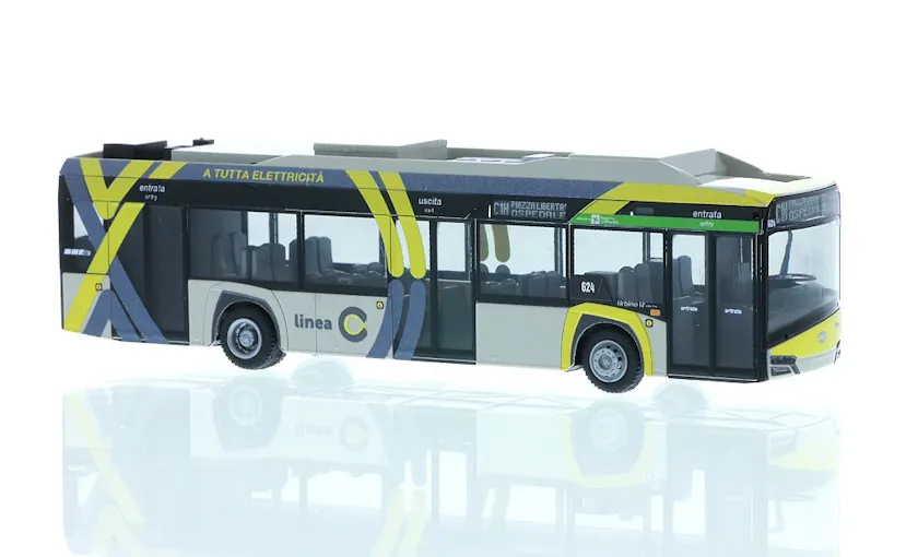 Modellismo Ferroviario - Rietze 73030 autobus Solaris Urbino elettric 12 14 SWEG - 1:87 Modellismo Ferroviario - Rietze 73030 autobus Solaris Urbino elettric 12 14 SWEG - 1:87