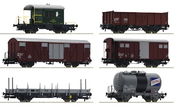 Roco 76051 SBB-FFS Set di 6 carri merci "Gotthardbahn" ep.IV