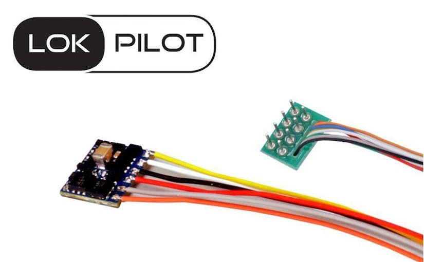 Esu Electronic 59820 LokPilot 5 micro Decoder DCC NEM652 interfaccia a 8 pin con cablaggio