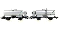 Blackstar BS00072 FS set due carri cisterna per il trasporto di nafta e benzina, entrambi con garitta tipo Ansaldo, ep.II