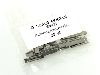 0 Scale Models 89001 Giunzioni in metallo per binari, 20 pz. Scala 0