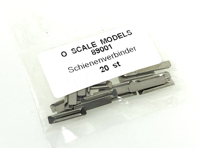 0 Scale Models 89001 Giunzioni in metallo per binari, 20 pz. Scala 0