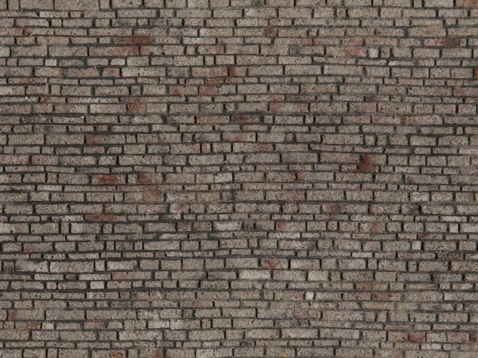 Noch 60370 Muro di mattoni, 28 x 10 cm
