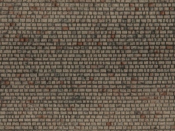 Noch 60372 Muro di mattoni, 28 x 10 cm