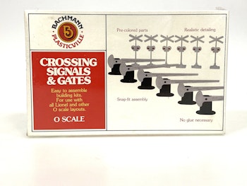 Bachmann 45937 Crossing Signal & Gates in kit di montaggio, Scala 0