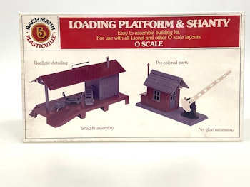 Bachmann 45952 Loading Platform & Shanty in kit di montaggio, Scala 0