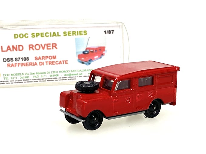 Doc Models 87108 Land Rover 'Sarpom' raffineria di Trecate