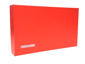Tecnomodel LBOX343H0 Scatola per modelli lux, con inserto in spugna pretagliata e regolabile, posti 3 dim.35.5 x 22 x 4,5 x cm