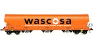 NME 508690 Carro trasporto cereali Wascosa Tagnpps 130m³, Ep. VI con con luce di coda con decoder DCC