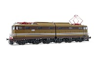 Rivarossi HR2870S FS locomotiva elettrica E.645 di 2a serie, livrea castano/isabella con modanature in alluminio , ep.IV - DCC Sound