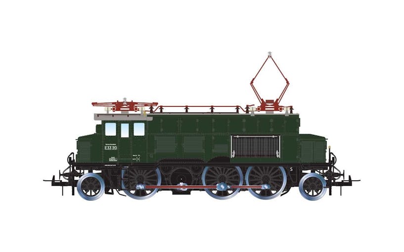 Rivarossi HR2853 DB locomotiva elettrica E 33 020 livrea verde, ep.III