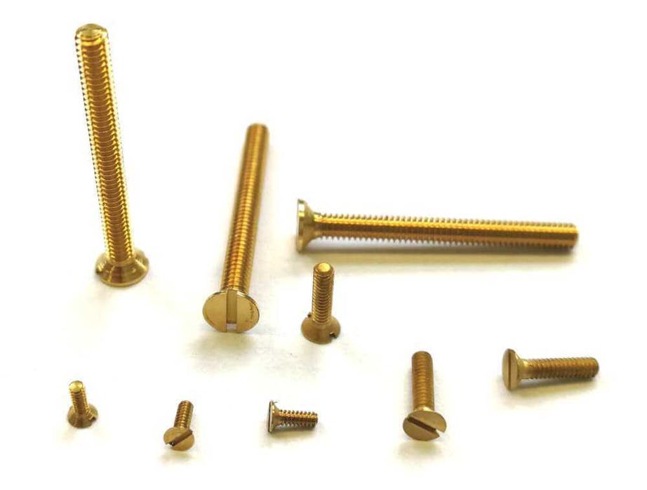 50 Viti A Testa Svasata Con Intaglio In Ottone, M4 X 16 Mm, Per - Foto 12