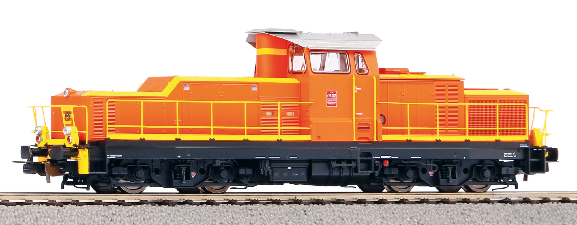 Piko 52851 FS locomotiva diesel D.145 2029 logo inclinato ep.IV
