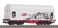 Piko 58982 Rail Cargo Austria carro telonato trasporto coils, ep.VI con graffiti assortiti