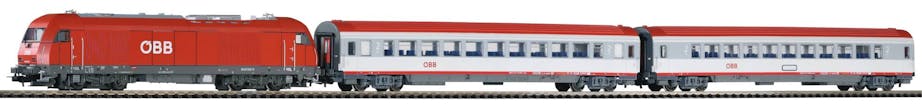 Piko 59009 Start-Set Smart Controllight Treno passeggeri ÖBB Rh 2016 con 2 carozze Ep. V-VI