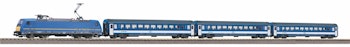 Piko 97938 Start Set MAV Locomotiva elettrica BR 185 con 3 carrozze passeggeri, ep.VI