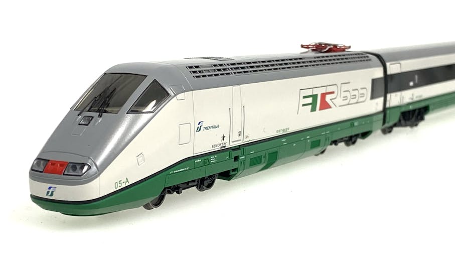 Acme 70150 FS ETR500 - Serie 100, set 6 elementi, formato da due locomotive E 404 e 4 carrozze, ep.VI