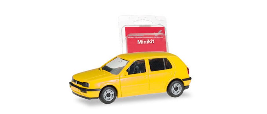 Herpa 012355-008 MiniKit auto VW golf 3 rosso