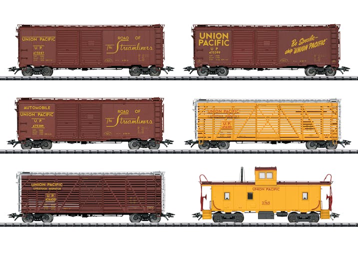 Trix T24914 Union Pacific Railroad (UP) set carri