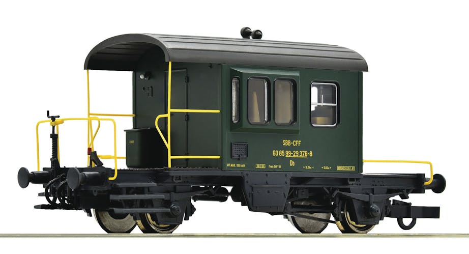 Roco 67610 SBB Carro ausiliario ''Sputnik'' per treni merci, ep.V