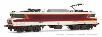 Jouef HJ2372S SNCF, locomotiva elettrica CC 6517, livrea ''Betón rouge'', logo ''Beffara'', ep. IV - DCC Sound
