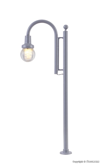 Viessmann 6141 Lampione stradale con Led a luce calda, 65 mm
