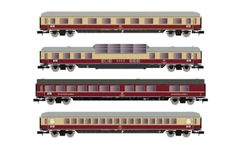 Arnold HN4299 DB, Trans-Europ-Express "Rheinpfeil", 4-unit set, ep. IVa - Scala N 1/160