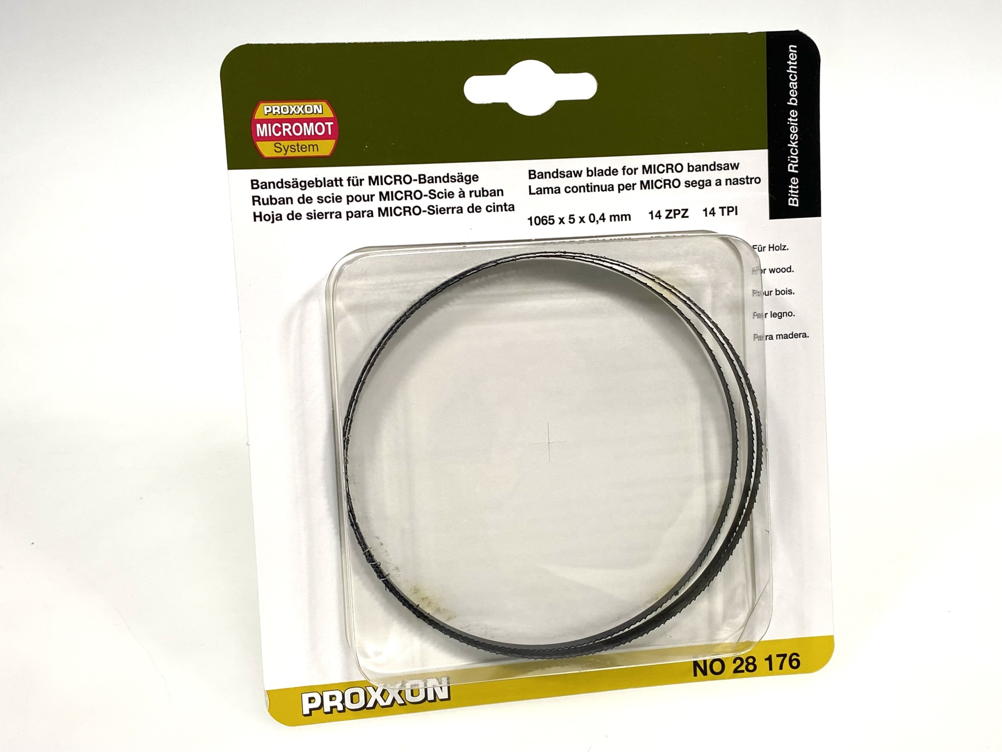ORTA Flexback - Set di 3 lame per sega a nastro, 1425 x 10 x 0,65 mm, 6 denti