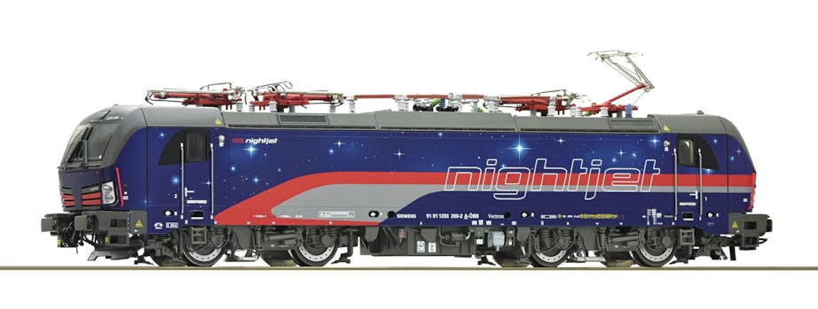 Roco 71976 ÖBB locomotiva elettrica 1293 200-2 ''Nightjet'' ep.VI - DCC Sound