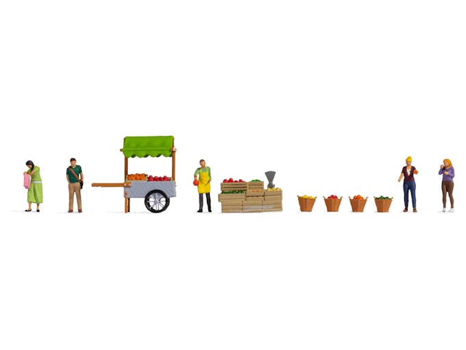 Noch 16226 Set personaggi: Mercato banco di frutta e verdura
