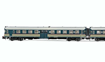 Arnold HN2552 FS set due automotrici Aln 668 serie 3100 livrea di origine, con vetri piani ep.V - Scala N 1/160