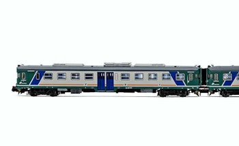 Arnold HN2553 FS set due automotrici Aln 668 serie 1200 livrea XMPR, con vetri piani ep.V - Scala N 1/160