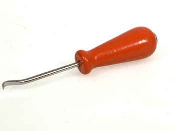 Tecnomodel 71463 Leva chiodi medio con impugnatura in legno, dimensioni utensile 5 mm