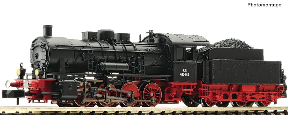 Fleischmann 715584 FS locomotiva a vapore Gr.460, ep.III - Scala N 1/160 - DCC