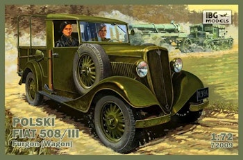 IBG models 72009 Autovettura Fiat 508/III esercito Polacco, kit di montaggio scala 1/72