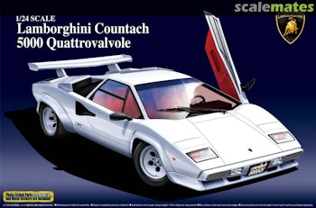Aoshima 048818 Lamborghini Countach 5000 Quattro Valvole, in kit di montaggio in plastica, Scala 1/24