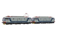 Rivarossi HR2875S FS Set 2 locomotive elettriche E.633 206 + E633 209 livrea di origine, pantografi FS.52, ep.IV-V - DCC Sound