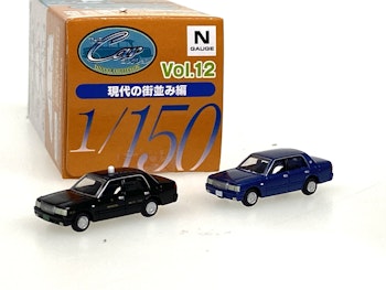 Tomytec 22643-12 Set due auto Nissan & Toyota - Scala N 1/150