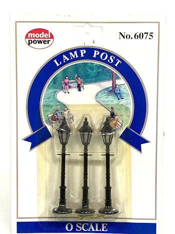 Model Power 6075 Lampione stradale illuminato, pz. 3 - Scala 0