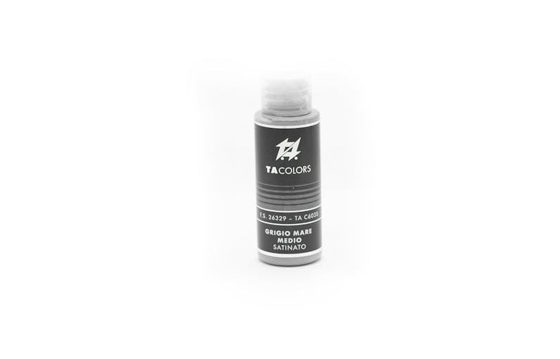TAModels C603S Vernice termoplastica a base alcolica color grigio mare medio satinato, 30 ml.