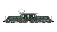 Arnold HN2433 SBB, locomotiva elettrica Ce 6/8 II 14276 ''Coccodrillo'' versione da manovra, livrea verde, ep.IV - Scala N 1/160