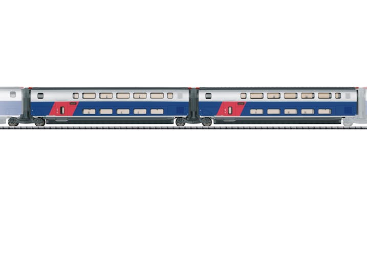 Trix 23487 SNCF TGV Euroduplex set 1 di completamento ep.VI