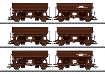 Marklin 46308 OBB set 6 carri tramoggia Rail Cargo Austria, ep.IV