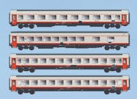 Acme 55284 Special Price - 38% FS set quattro carrozze in livrea ''Frecciabianca'' ep.VI