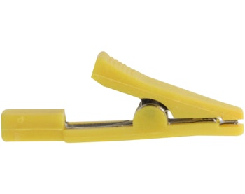 DONAU Elektronik MA13 Clip a coccodrillo in miniatura giallo